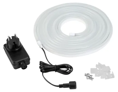 Produktbild von EUROLITE LED Neon Flex 24V 5m CW Set (50499902)