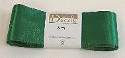 Produktbild von Goldina® 1172040591003 Doppelsatinband - 40 mm x 3 m, dunkelgrün
