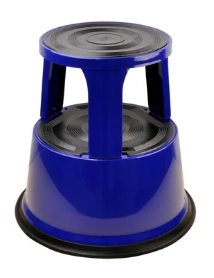 Obrázek produktu pro DESQ 60065.06 Stolička na kolečkách - výška 42 cm - max. 150 kg - modrá