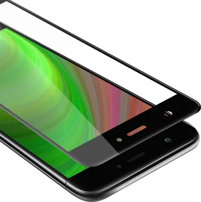 Produktbild von Cadorabo Panzerfolie für Huawei NOVA Schutzfolie in Schwarz Vollbild Folie Tempered Display Schutzglas