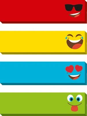 Produktbild von BRUNNEN 105588801 Markierstreifen „Happy“ 6 x 1,5 cm