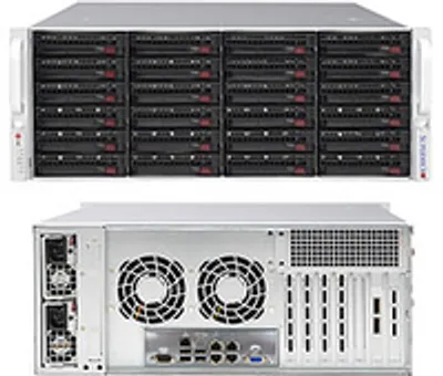 Obrázek produktu pro Super Micro CSE-846BE1C-R1K23B Server Geh Super Micro 4U/2x1200W/24x3.5" (Speditionsversand)