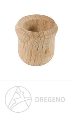 Produktbild von Ersatzteile & Bastelbedarf Holztülle Glockenform 100 Stück Breite x Höhe x Tiefe 2,4 cmx2,4 cmx2,4 cm NEU