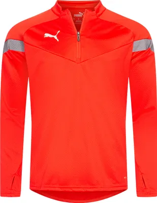 Productafbeelding van L|PUMA teamFINAL Trainingsbroek voor heren, model met 1/4 rits, artikelnummer 657375-01