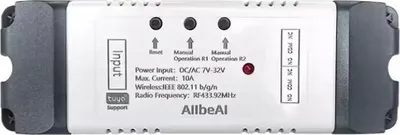 Obrázek produktu pro 2 Kanálové relé pro žaluziový motor DC 7-32V, Wifi+RF433MHz