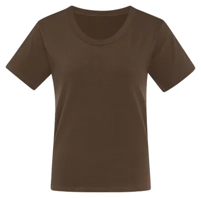 Image de T-shirt pour femme NAHIMA - couleur marron, taille M