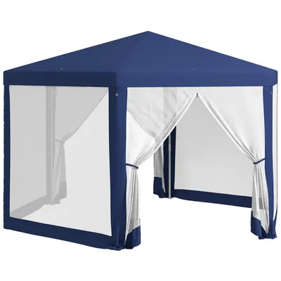 Produktbild von Gartenpavillon, 6-eckig,Wasserabweisend Stabil Winterfest,3,94x3,412x2,5m,Pavillon mit Moskitonetz Partyzelt Gartenzelt für Camping Garten