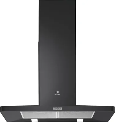 Image de Hotte décorative murale 90cm 603m3/h noir - Electrolux - EFF90462OK -