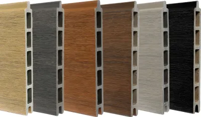 Produktbild von Fiberdeck BOSTON WPC PREMIUM Zaunprofil Cedar 21x160mm Deckmaß 150mm L-178cm