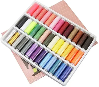 Nähgarn-Set, 39 Farben, Polyester, 160 Yards, für Nähmaschine & Handarbeit