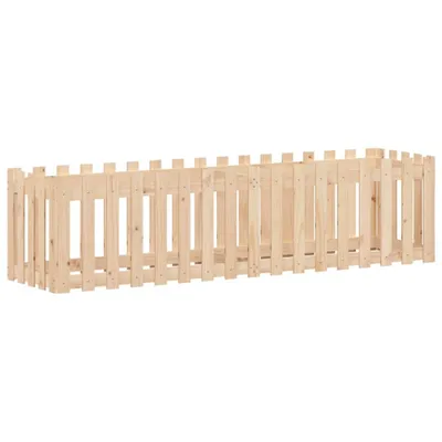 Zdjęcie produktu dla vidaXL Płot podnoszony o wymiarach 200x50x50 cm z litego drewna sosnowego