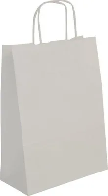 Produktbild von APLI Papiertragetasche aus Kraftpapier klein weiß 50 Tüten