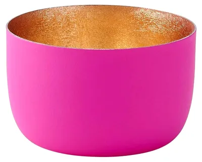 Produktbild von Windlicht Madras S, Teelichthalter, Kerzenhalter, Eisen, Neon Pink, 5 cm
