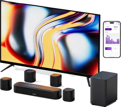Obrázok produktu pre Priestorový soundbar, 71-kanálový zvuk, bezdrôtové reproduktory, Aura A40