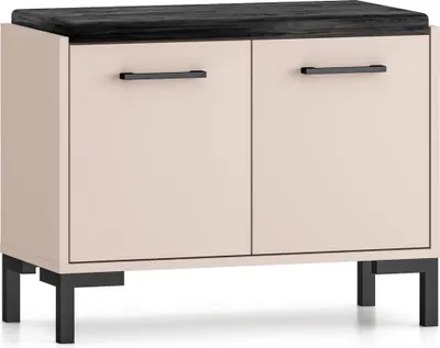 Produktbild von Sitzbank Oiven Flurbank 70x34x54cm Cashmere 2-türig