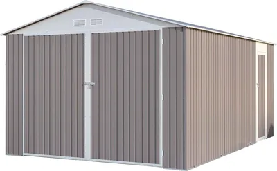 Produktbild von Metallgarage "Nevada" mit Flügeltür - 15,36 m²
