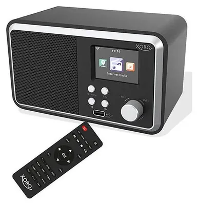 Produktbild von Xoro DAB 300 IR, Internet Radio, DAB+,BT,USB,UPnP, Schwarz