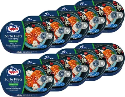 Produktbild von Appel MSC Heringsfilets Sweet-Chili 10x200g