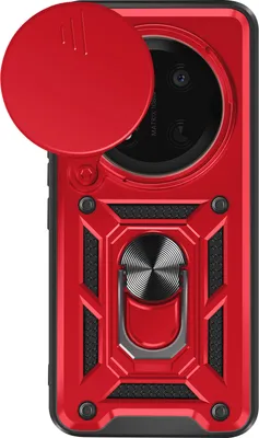 Produktbild von Mayaxess, Hülle für Honor Magic 7 Lite mit Haltering und Kameraschutz, Rot