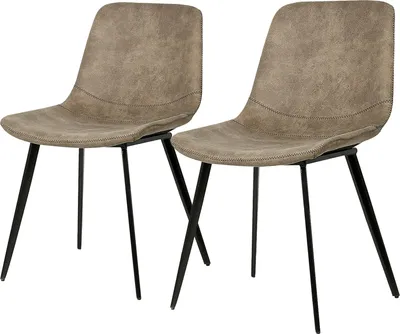 Produktbild von home24 Barstuhl - 2er-Set - Stahl