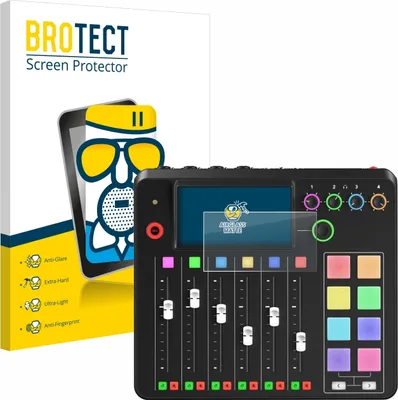 Produktbild von BROTECT Entspiegelungs Schutzglas für Rode Rodecaster Pro II Schutzfolie Panzer Folie Glas Display Schutz matt