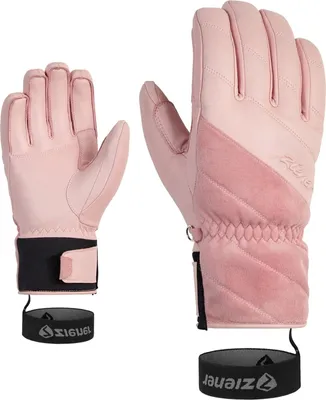 Zdjęcie produktu dla Ziener Kuma AS Rose Blush 7,5 Rękawice narciarskie