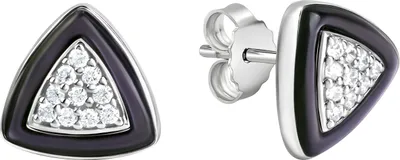 Produktbild von F Ohrstecker 925/- Sterling Silber rhodiniert Perlmutt/Zirkonia