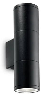 Produktbild von Moderne Wandleuchte Gun Aluminium Schwarz 2 Lichter Gu10