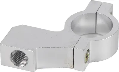 Produktbild von 10 mm Motorrad Rückfahrspiegelhalterungshalle Lenkermontagadapterhalter Klemme Silber