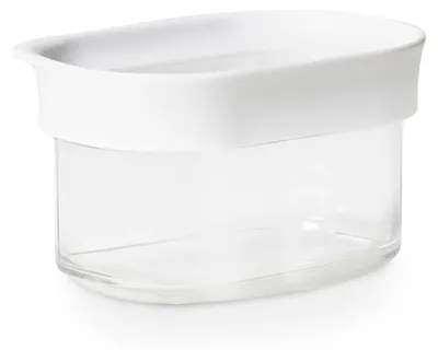 Produktbild von EMSA Optima, Container, Rechteckig, 0,18 l, Transparent, Weiß, Styrol-Methylmethacrylat (MS), Thermoplastisches Elastomer (TPE), 55 °C
