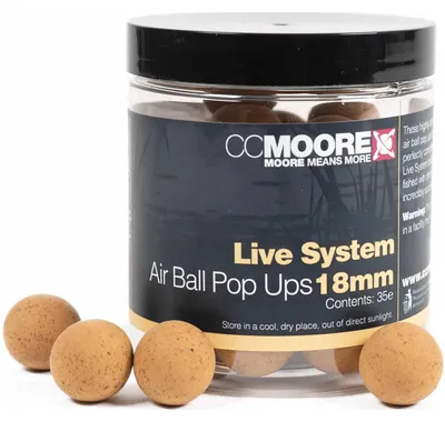Produktbild von CC Moore Live System Air Ball Pop Ups 18mm - 66g Boilies