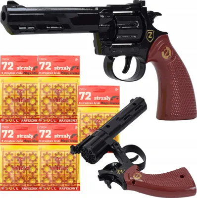 Produktbild von Spielzeugpistolen -  mit 10 Packungen Knallpatronen - 720 Schüsse, ideales Geschenk für Spielzeugliebhaber