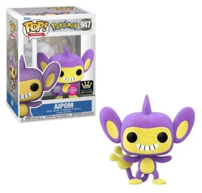 Produktbild von Funko Pop! Games: Pokemon - Aipom Specialty Series flocked Exclusive #947
