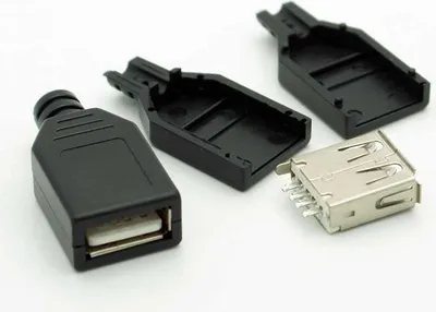 Immagine prodotto di Presa USB-A per cavo con copertura