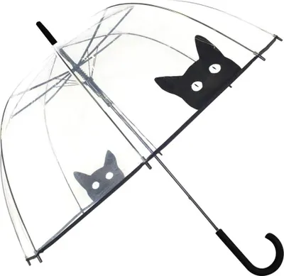 Produktbild von Transparenter Regenschirm Katze