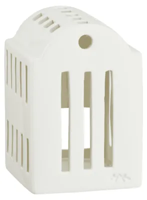 Immagine prodotto di Kähler Urbania, lanterna da tavolo, modello Smithy, altezza 10,5 cm, colore bianco