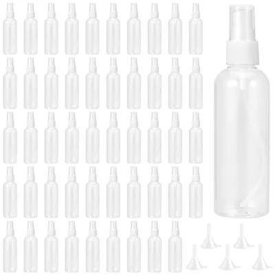 Immagine prodotto di Solidchoice - Confezione da 50 flaconi in plastica da 100 ml con tappo