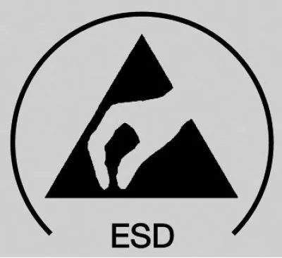 Produktbild von Stehhilfe ESD Fin Integralschaum schwarz