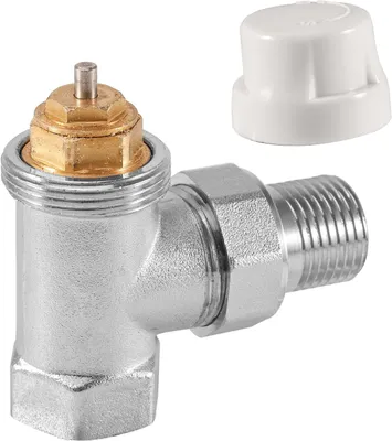 Produktbild von G1/2 Thermostatventil, Messing 1/2 Zoll, Rücklauf-Gewindeanschluss, für Heizsysteme