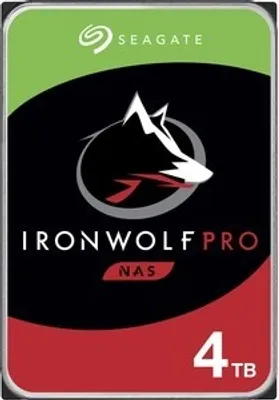 Produktbild von Seagate IronWolf Pro Festplatte - 3,5" Intern - 4 TB - SATA (SATA/600) - Conventional Magnetic Recording (CMR) Method - 7200U/Min
