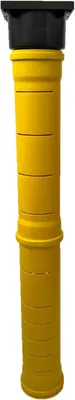 Produktbild von Sickerschacht Regenwasser SR110 Ø110 Hofablauf 15 x 15 cm Abfluß Drainage Garten Versickerungsschacht Dränage Regensinkkasten Drainageschacht Länge 1m