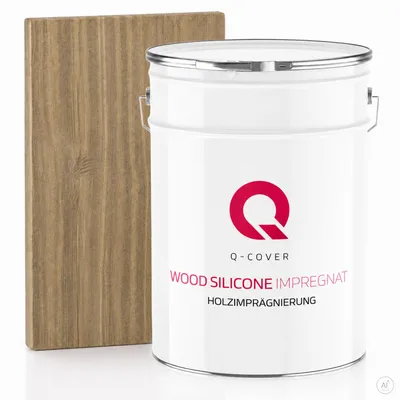 Produktbild von Holzimprägnierung | Grau-beige 10L 2In1 Holzschutz | Farbimprägnierung | Imprägniermittel Holzschutz |mittel Imprägnierung Abperleffekt