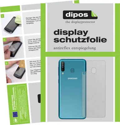 Obrázek produktu pro 6x ochranná fólie displeje pro Samsung Galaxy A40s zadní matná ochranná fólie displeje dipos