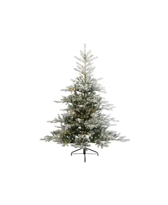 Produktbild von Grandis fir snowy micro led id 1564t H180 cm T98 cm Weihnachtsbaum
