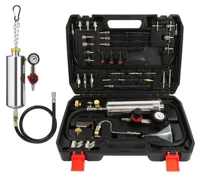 Imagen del producto de Solidchoice - Kit de limpieza para inyectores de combustible, con 1000 ml de líquido