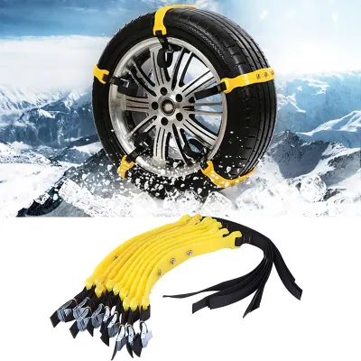 Zdjęcie produktu dla QC0458510szt 185?225mm Pas antypoślizgowy do opon Łańcuchy do opon samochodowych Uniwersalne do samochodów ciężarowych SUV