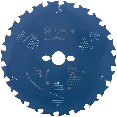 Immagine prodotto di Bosch Expert for Wood - Kreissägeblatt - für Holz - 254 mm - 22 Zähne