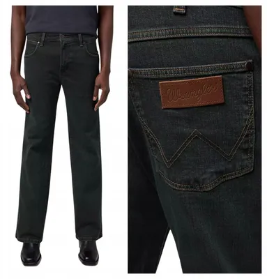 Zdjęcie produktu dla Wrangler | Luźne jeansy męskie "Boot Cut" w kolorze niebieskim, rozmiar W33, długość nogawki L34