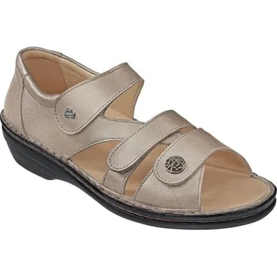 Produktbild von Finn Comfort, Sintra-Soft, Damen, Sandale, Taupe, Leder, NEU - Damenschuhe Sandale bequem / lose Einlage, Beige, leder (crash)
