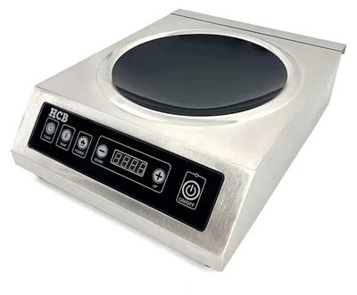 Produktbild von HCB Induktionskochfeld - Wok - 3,5 kW - 230V - Edelstahl - 9204